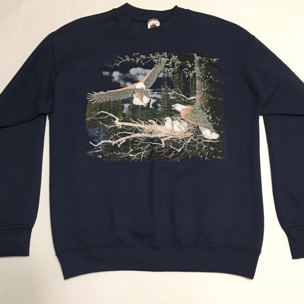 Fruit of the Loom Vintage Crewneck Pullover Size Medium - Picture 3 of 9